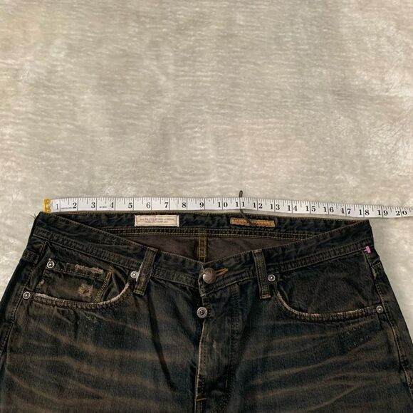 AG Adriano Goldschmied The Protege Slim Straight Dark Jean Size 36x31 Pants - Picture 6 of 8